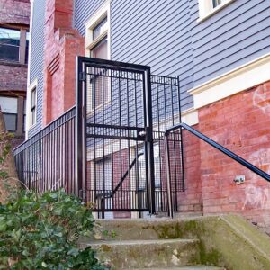Pedestrian Gate at Apartments