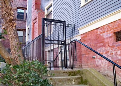 Pedestrian Gate at Apartments