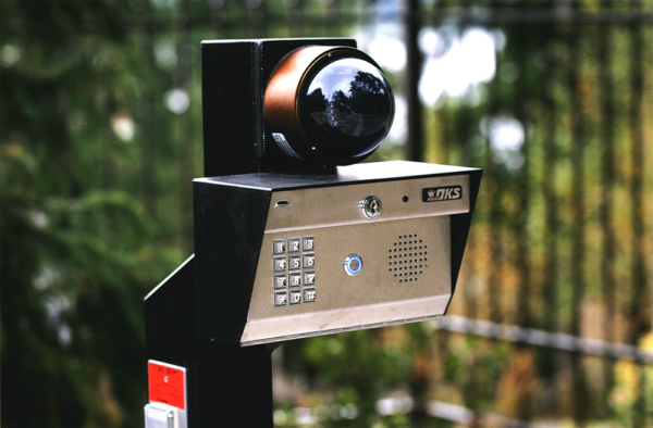 Pedestal Telephone Entry System with Camera