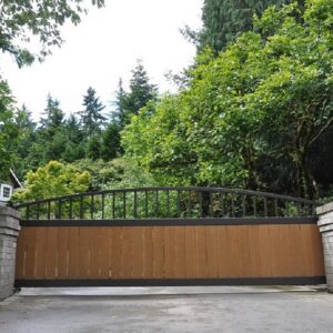 Arched Wood Gate