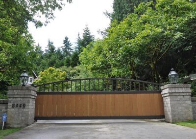 Arched Wood Gate