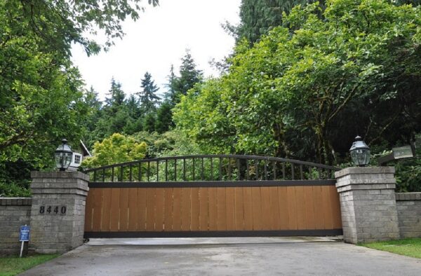 Arched Wood Gate