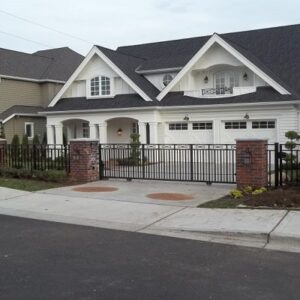 Slide Gate for a Short Driveway