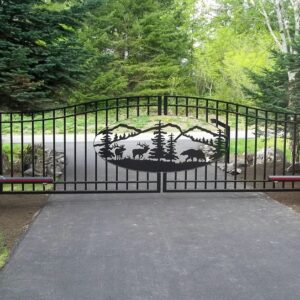 Mountain Scene Gate