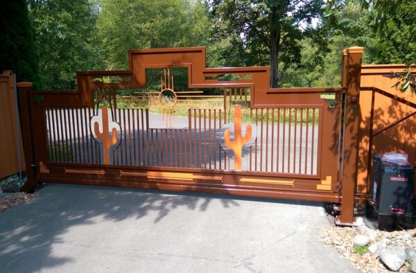 Desert Styled Cantilever Gate - Image 3