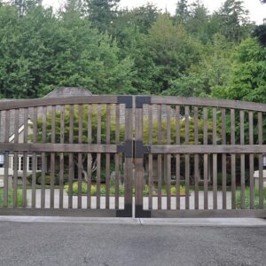 Treated Wood Gate