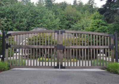 Treated Wood Gate