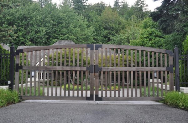 Treated Wood Gate