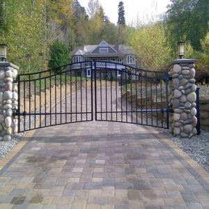 Arched Security Gate