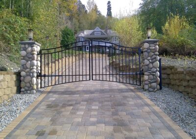 Arched Security Gate