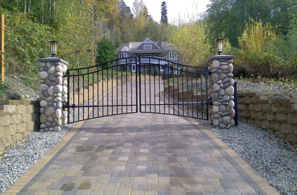 Arched Security Gate