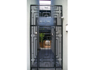 Laser Cut Pedestrian Gate