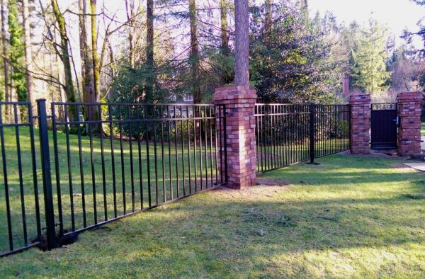 Custom Iron Backyard Fence - Image 2