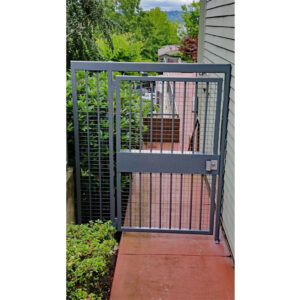 Pedestrian Gate with Security Enhancements