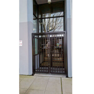 Pedestrian Gate to Secure Alcove Entrance
