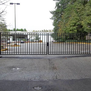 Double Swinging Vehicle Gate