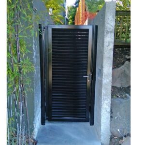 Pedestrian Gate with Electric Strike