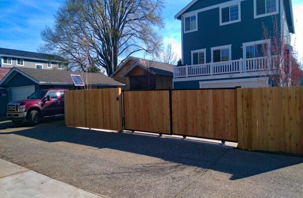 Solar-Powered Tandem Wood Gate - Image 5