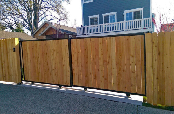 Solar-Powered Tandem Wood Gate - Image 2