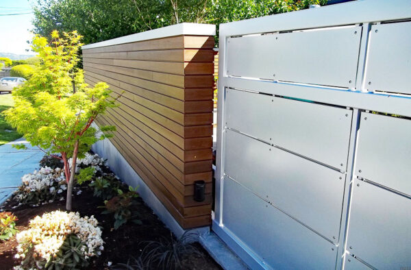 Sliding Privacy-Security Gate with Metal Infill - Image 2