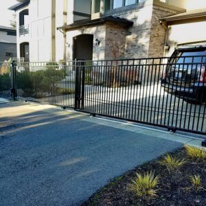 Black Slide Gate