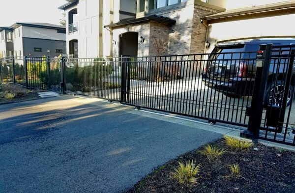 Black Slide Gate
