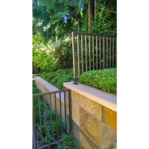 Two-Panel Custom Iron Fence