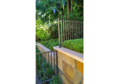 Two-Panel Custom Iron Fence