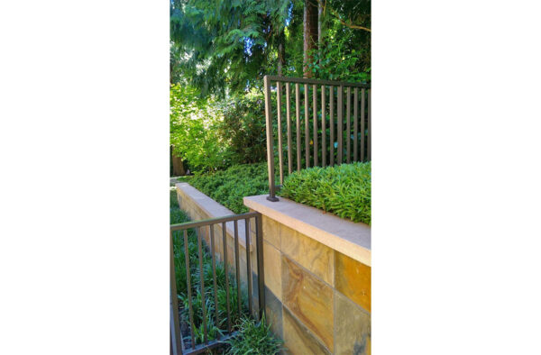 Two-Panel Custom Iron Fence