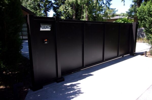 Solid Panel Slide Gate