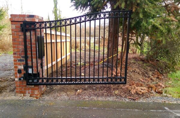Double Swing Gate with Magnetic Lock - Image 3