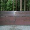 Double Swing Iron Panel Gate