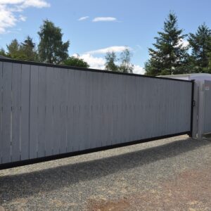 Cantilever Wood Gate