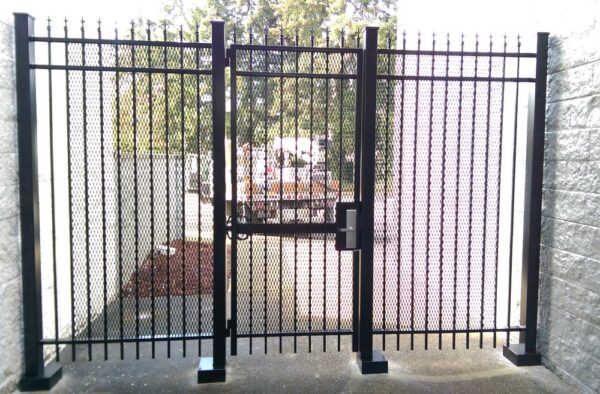 Pedestrain gate with key code