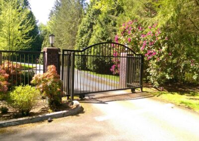 Iron Picket Gate