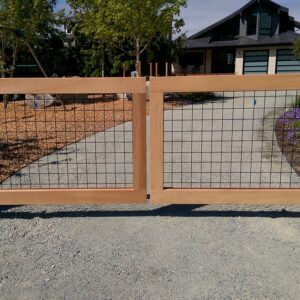 Wire and Wood Gate