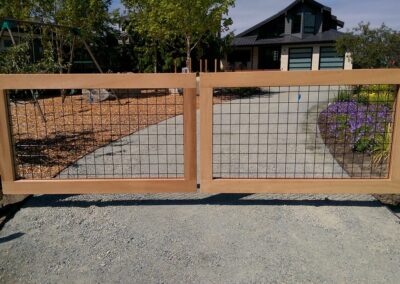 Wire and Wood Gate