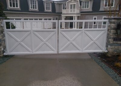 Solid White Gate