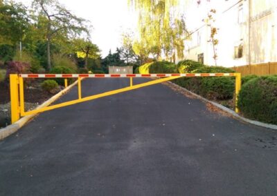 Yellow Forestry Gate