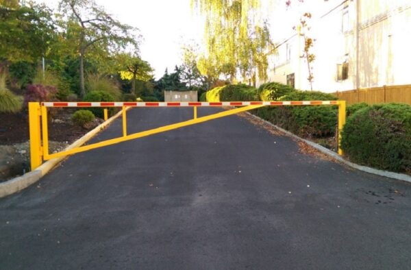 Yellow Forestry Gate
