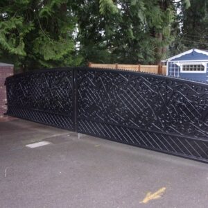 Solid Scroll Work Gate