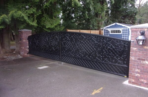 Solid Scroll Work Gate