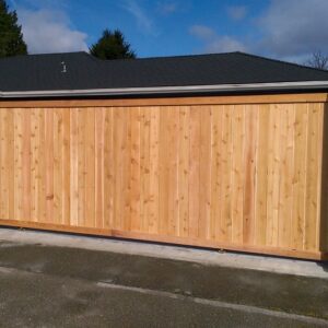 Solid Cedar Gate