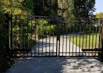 Brown Double Swing Gate