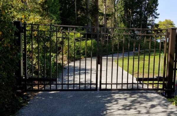 Brown Double Swing Gate