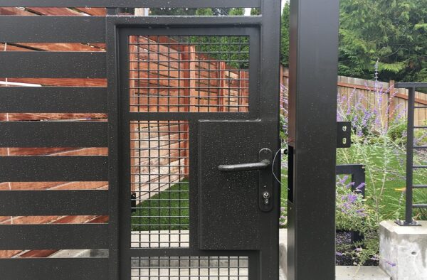 Sloped Metal Mesh Gate - Image 2