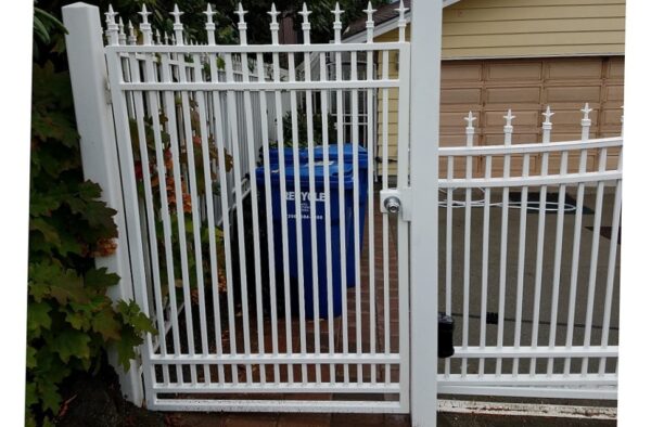 White Ped Gate