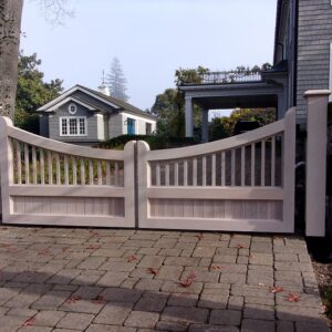 Swooped Wood Gate