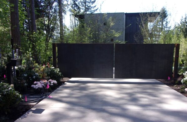 Solid Panel Swing Gate