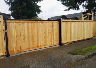 Cedar Slide Gate